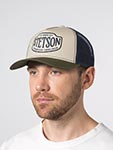 Бейсболка STETSON арт. 7741174 TRUCKER CAP WESTERN PATCH (темно-бежевый/оливковый)